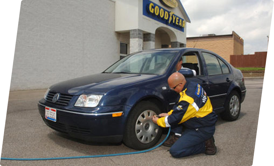 Preparing to drive in wet conditions